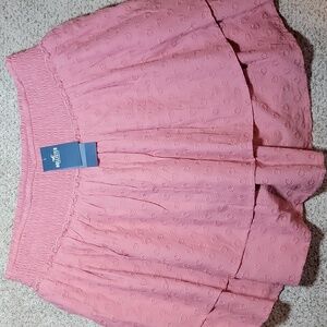 Hollister Blush Pink Floral Skirt